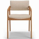 Ver imagem 7 de Cadeira para Sala de Jantar Estar Living Giorgia B04 Linho Bege - Lyam Decor