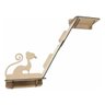 Playground Gato Arranhador Comedouro Inox Rampa Nicho Bengal Cor Natural - 5