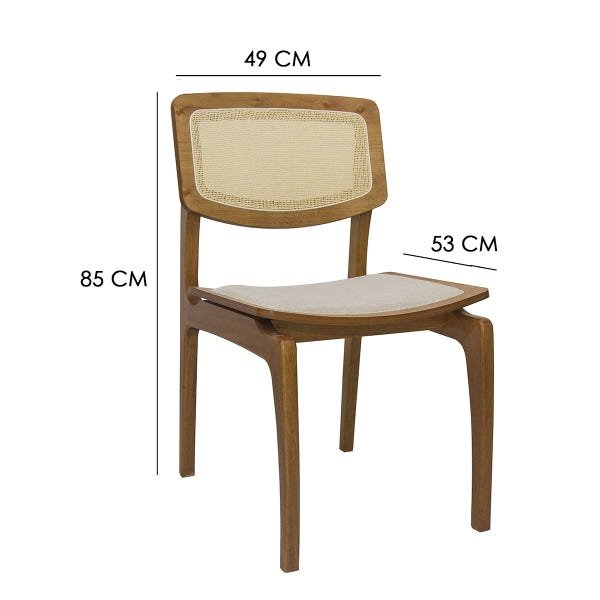 Cadeira Telinha 100% de Madeira Maciça Ferrugine Design - 7