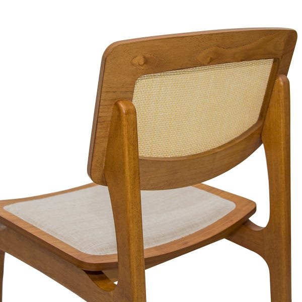 Cadeira Telinha 100% de Madeira Maciça Ferrugine Design - 4