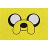 Tapete Geek Hora Da Aventura Jake 60x40 - Amarelo - 2