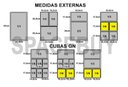 Ver imagem 2 de CONJ 10 CUBAS Gastronômica Policarbonato GN 1/6X65 mm 1 Litro COM TAMPAS EM POLI 1/6 Com DOBRADIÇA,