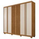Ver imagem 1 de Guarda Roupa Montreal 6 Portas Ripado 6 Gavetas 9 Prateleiras - Benetil