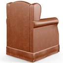 Ver imagem 7 de Poltrona De Amamentação Com Balanço E Puff Elisa P02 Couríssimo Camel - Lyam Decor