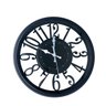 Relógio Parede Sala Escritório Design Moderno Redondo Preto Fwb Relógio Decorativo, Relógio Parade N - 7