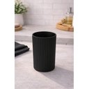 Ver imagem 5 de Conjunto para Banheiro com Tampa de Bambu - Preta