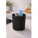 Ver imagem 3 de Conjunto para Banheiro com Tampa de Bambu - Preta