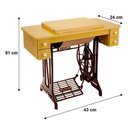 Ver imagem 3 de Reta Doméstica B3 Elgin+pé de Ferro+móvel 2 Gavetas