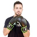 Ver imagem 4 de Luva De Boxe e Muay Thai Profissional Proaction Preto 14OZ