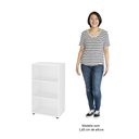 Ver mais imagens de Mesa Escrivaninha em L Link e Estante Livreiro 45x81cm Lean A06 Branco - Mpozenato