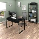 Ver imagem 2 de Conjunto Escritório Mesa 120 e Estante Studio Industrial M18 Preto – Mpozenato