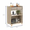 Barzinho Multiuso 2 portas e cestos 70cm 1003 Drink Be Mobiliário - 2