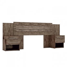 Cabeceira Extensível 2 Mesas de Apoio Plus Panan Móveis - 5 Cabeceira Extensível 2 Mesas de Apoio Plus Panan Móveis - 5