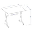 Ver imagem 3 de Mesa para Computador Escrivaninha Zetta 90cm Preto - Fit Mobel