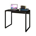 Ver imagem 1 de Escrivaninha Mesa de Escritório Studio Industrial 90 M18 Preto - Mpozenato