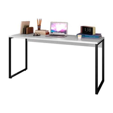 Escrivaninha Mesa de Escritório Studio Industrial 150 M18 Branco - Mpozenato