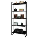 Ver imagem 1 de Estante 5 Prateleiras Studio Industrial M18 Preto – Mpozenato