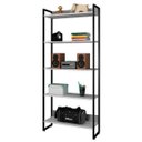 Ver imagem 1 de Estante 5 Prateleiras Studio Industrial M18 Branco – Mpozenato