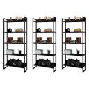 Ver imagem 1 de Kit 3 Estantes Livreiro Studio Industrial M18 Preto – Mpozenato