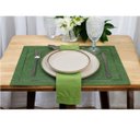 Ver imagem 2 de Kit 2 Lugar Americano Argivai 35cmx50cm Glamour Musgo