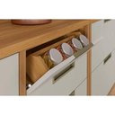 Ver mais imagens de Kit Cozinha Completa 6 Peças Imperatriz (3aéreos+2balcões+1torrequente) C6p84 Freijo-off White -