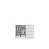 Quarto Completo Infantil Pérola Branco _ Phoenix Baby - 5