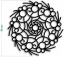 Ver imagem 5 de Trio de Quadros Vazados em Mdf – Mandalas Decorativas para Ambientes Modernos e Sofisticados