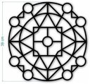 Ver imagem 4 de Trio de Quadros Vazados em Mdf – Mandalas Decorativas para Ambientes Modernos e Sofisticados