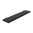 Ver imagem 1 de Kit 3 Prateleira Preta 50X10 + Suporte Flutuante Mdf  Organizadora Decoração Cozinha Banheiro Sala