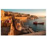 Papel De Parede Cidade Malta Europa Paisagem 2x1m Painel S98 - 2