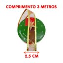 Ver imagem 5 de Rolos Fitas Aramada Estrelas Natal Gliter 2,5cm 3m Kit 10pçs