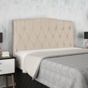 Ver imagem 1 de Cabeceira Casal Celine para Quarto 140cm Bege