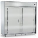 Ver imagem 1 de Mini Câmara Refrigerada 2 Portas com Prateleira Gmcr2600ps Gelopar Mini Câmara 2544 Litros Inox