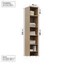 Ver imagem 4 de Guarda-Roupa Módulo 45x180 e Módulo 45x40 2 Portas e 3 Prateleiras Frame CabeCasa MadeiraOriginals