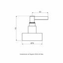 Ver imagem 2 de Acabamento Registro Base Docol 1.1/4' e 1.1/2' (grande) - Mais Perflex