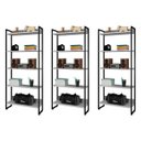 Ver imagem 1 de Kit 3 Estantes Livreiro Studio Industrial M18 Branco – Mpozenato