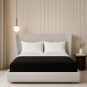 Ver imagem 1 de Cama Japonesa com Cabeceira Corea Seo King Bouclé Cinza Claro - Sallar Home