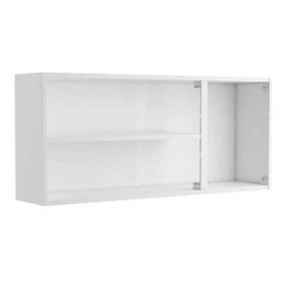 Armário Aéreo 7008 e Balcão Gabinete Pia Inox 120cm 7022 Evidence Branco - Bertolini - 5