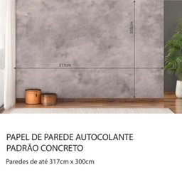 Rack Suspenso com Prateleira Papel de Parede e Suporte para Tv Até 80 Pol. Branco/Concreto - Amo Mor - 10