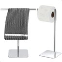 Ver imagem 5 de Porta Papel Higiênico de Chão Inox e Toalha Lavabo Nice