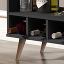 Ver imagem 2 de Aparador Encanto Com Adega Preto