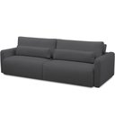 Ver imagem 6 de Sofá Retrátil Reclinável para Sala de Estar Living 210cm Sevilha F04 Bouclê Grafite - Lyam Decor