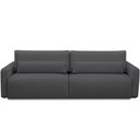 Ver imagem 3 de Sofá Retrátil Reclinável para Sala de Estar Living 210cm Sevilha F04 Bouclê Grafite - Lyam Decor
