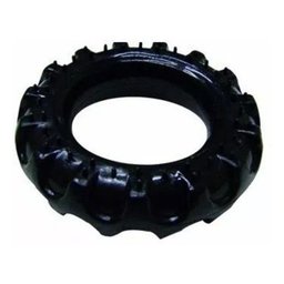 Pneu Mordedor Maciço para Cachorro Grande Preto 14cm - 1