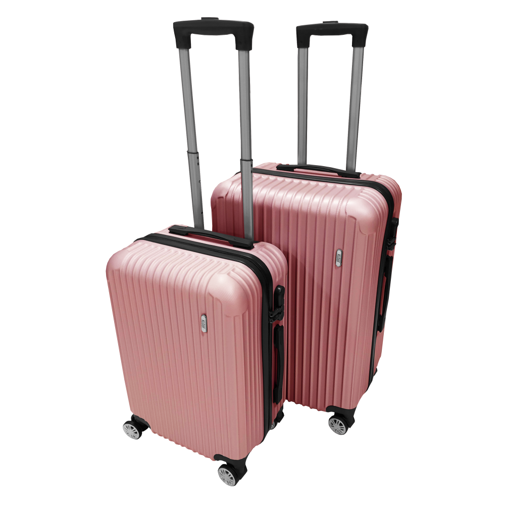 Kit Mala de Viagem Atlas 2 Peças - Rose Gold