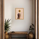 Ver imagem 2 de Quadro Decorativo Mãos Terracota 24x18cm:moldura Branca