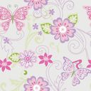 Ver imagem 1 de Papel De Parede Borboletas E Flores Autoadesivo 3Mx58Cm