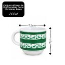 Ver imagem 7 de Kit 2 Xícaras Natalinas Porcelana 200ml Empilháveis com Suporte Christmas - Mundial Casa