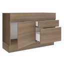 Ver imagem 3 de Balcão de Pia Stella 1 Porta 2 Gavetas Rustic Madesa