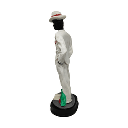 Zé Pelintra com Bengala Imagem Orixá Em Resina 15 cm Axé Loja Mistica Zé Pelintra com Bengala 15 cm - 4